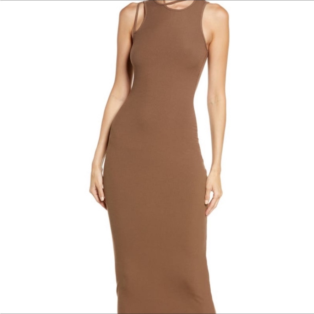 Skims soft lounge rib cutout nightgown